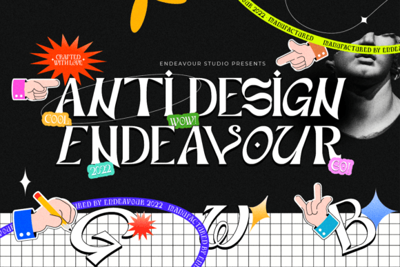 Anti Design Font for Bold Campaign Visuals