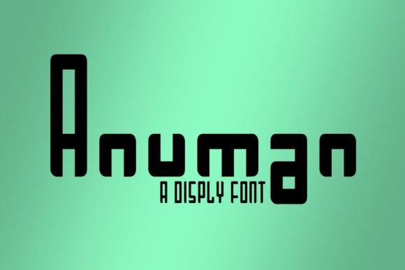 Anuman Display Font for Bold Campaign Headlines