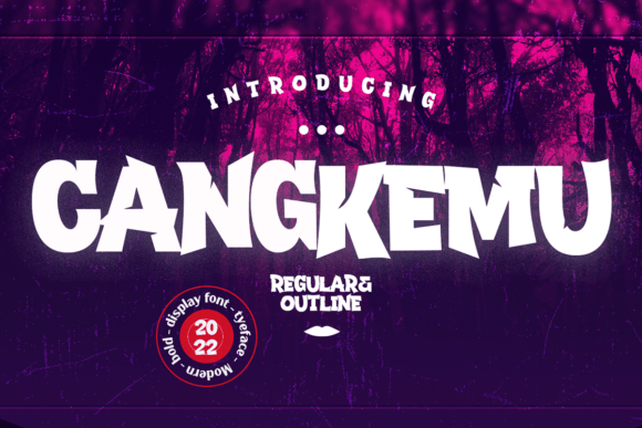 Cangkemu: A Bold Graffiti Display Font for Digital Branding