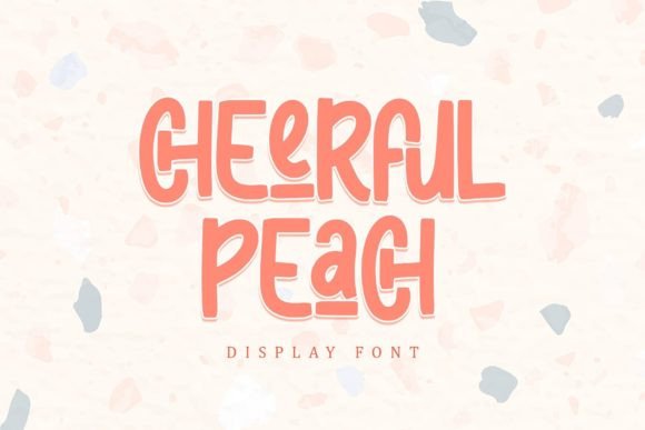 Cheerful Peach: The Playful Display Font That Transforms Campaigns