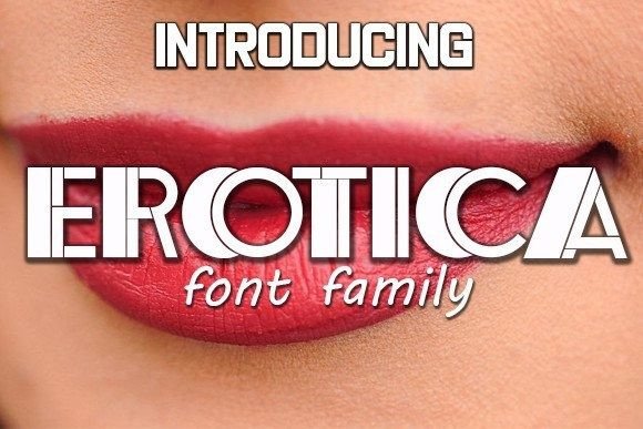 Erotica Font: Bold Display Typeface for Branding