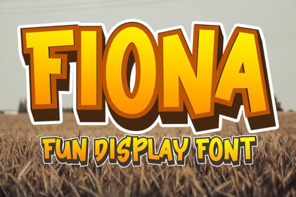 Fiona: The Modern Whimsical Display Font for Crafters