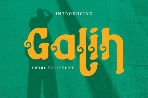 Galih Modern Display Font for Maker Projects