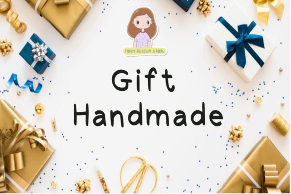 Gift Handmade: A Friendly Display Font for Web Design