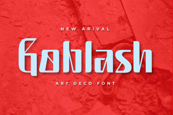 Goblash: A Bold & Thin Display Font for Extraordinary Designs