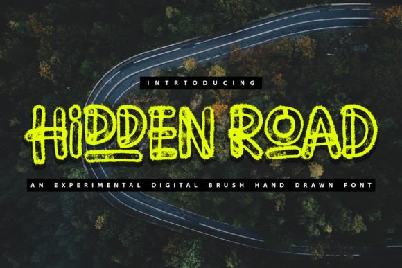 Hidden Road: A Handwritten Display Font for Editorial Design