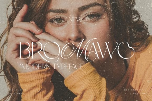 How Bromawo Font Elevates Luxury Campaign Visuals