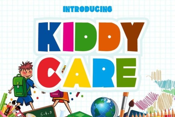 Kiddy Care Display Font for Bold Web Design