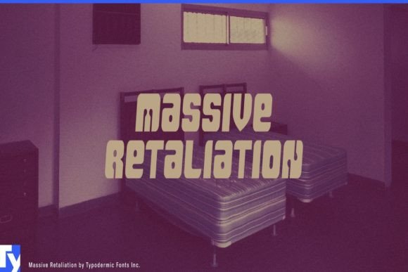 Massive Retaliation: A 90s Techno Display Font Review