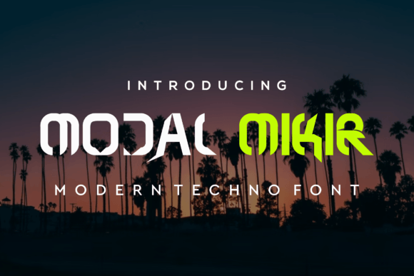 Modal Mikir: A Display Font for Modern Branding