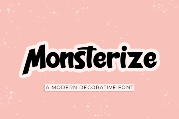Monsterize: A Bold Display Font for Impactful Design