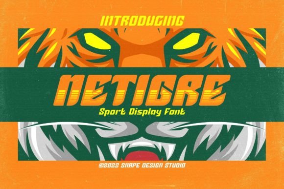 Netigre: A Bold Display Typeface for Editorial Impact
