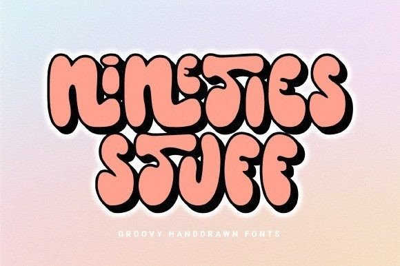 Nineties Stuff: A Groovy Hand-Drawn Font for Creatives