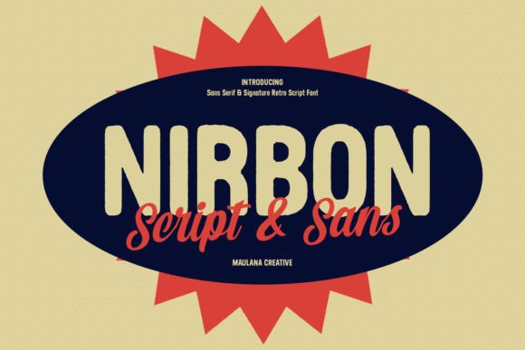 Nirbon Duo: A Cool Display Font Duo for Bold, Modern Design