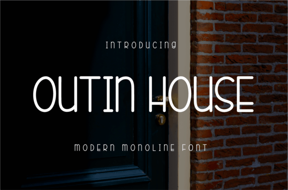 Outin House: The Thin Display Font for Editorial Design