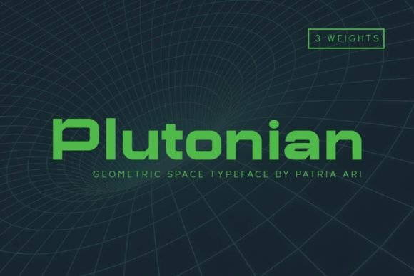 Plutonian: A Sleek Modern Display Font for Editorial Charm