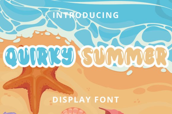 Quirky Summer Display Font for Bold Campaign Headlines