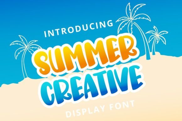 Summer Creative: A Playful Display Font for Real Projects