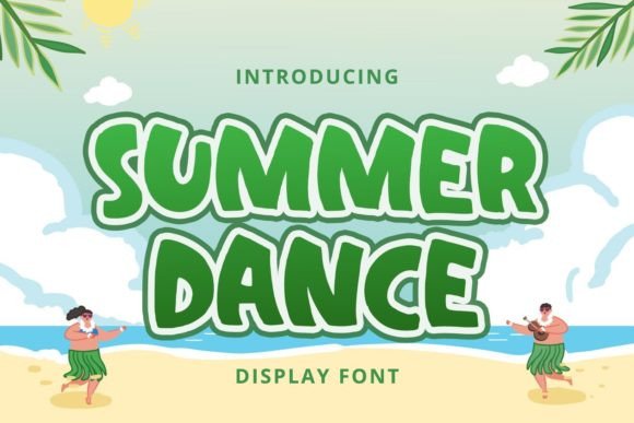 Summer Dance Font: A Joyful Display Typeface for Crafters