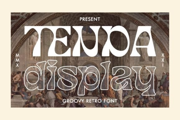 Tenda: A Whimsical Display Font for Bold Editorial Branding