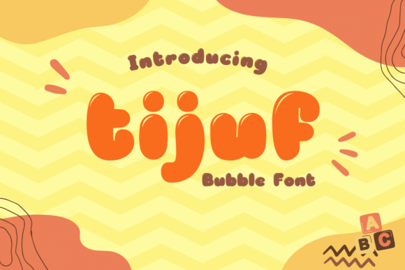 Tijuf: The Cheerful Display Font for Engaging Visuals