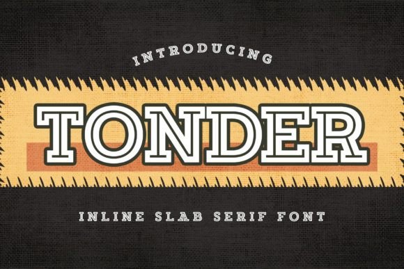 Tonder Display Font for Magical Modern Branding