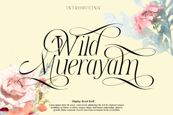 Wild Muerayam: A Display Font That Balances Calm and Expressive